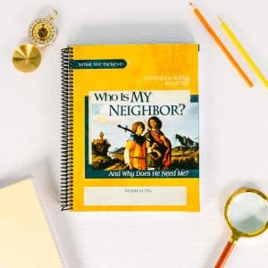 Who is my Neighbor Regular Notebooking Journal Front Cover