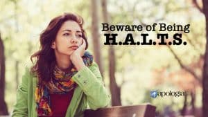 Beware of Being H.A.L.T.S. by Davis Carman