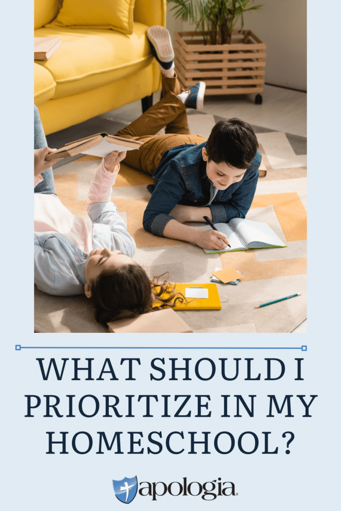 As you wonder what to prioritize in  your homeschool this year here are a few things to consider.