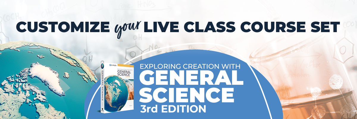 Customize Your Live Class Course Set for General Science