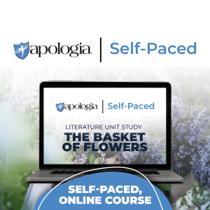 Self-Paced The Basket of Flowers literature unit study course product photo