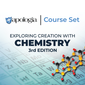 Exploring Creation with Chemistry curriculum course, students will be challenged and supported as they work through science concepts and experiments.