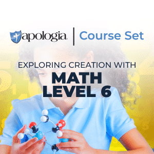 Mathematics Level 6 course set is a hands-on, interactive homeschool math curriculum written to your student in a conversational tone.