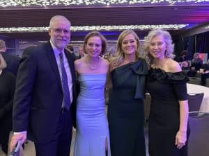 Carman family and Jeannie Mancini at Rose Dinner Gala 2025 March for Life