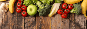 fresh fruit and veggies